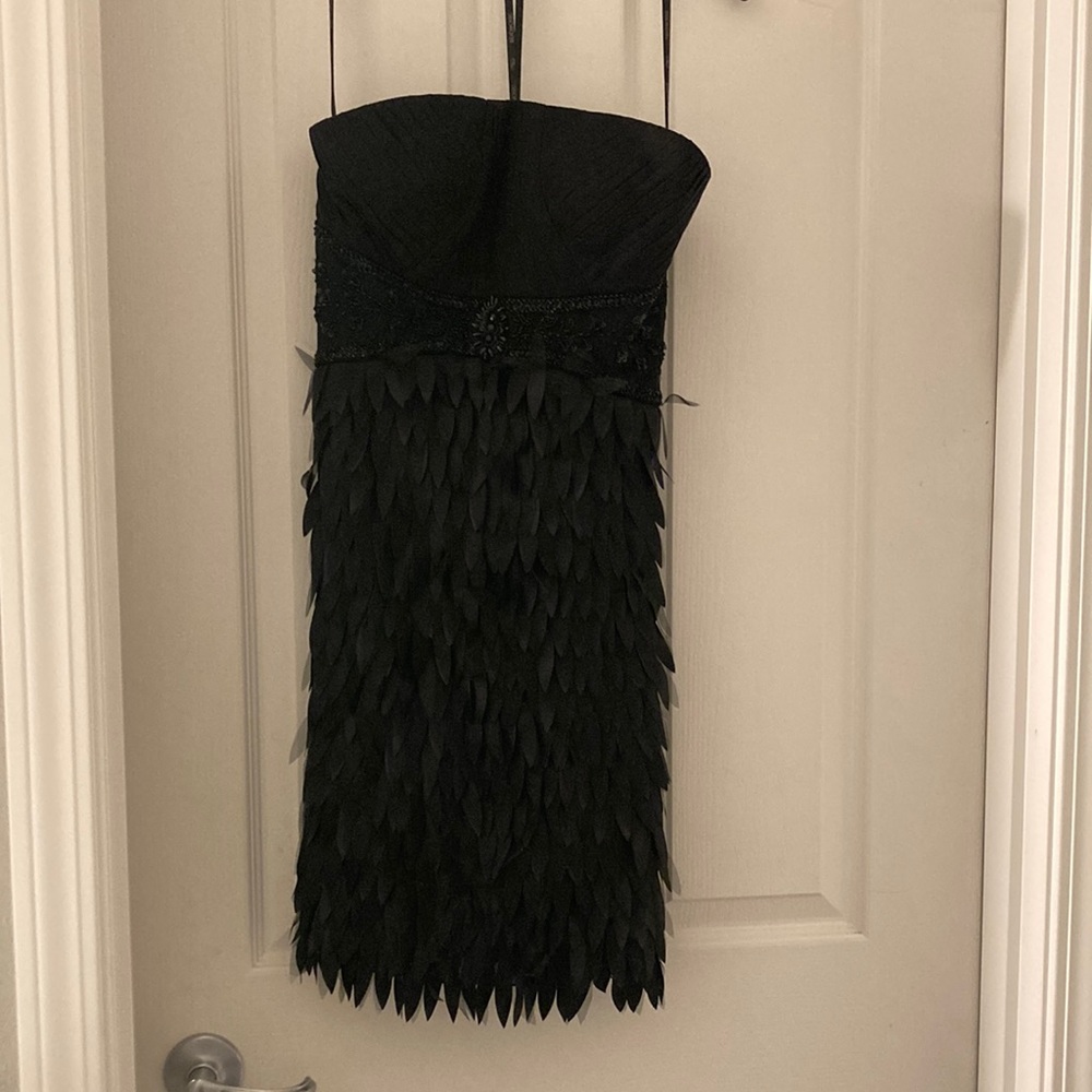 Sue Wong Nocturne little black dress, size 6.